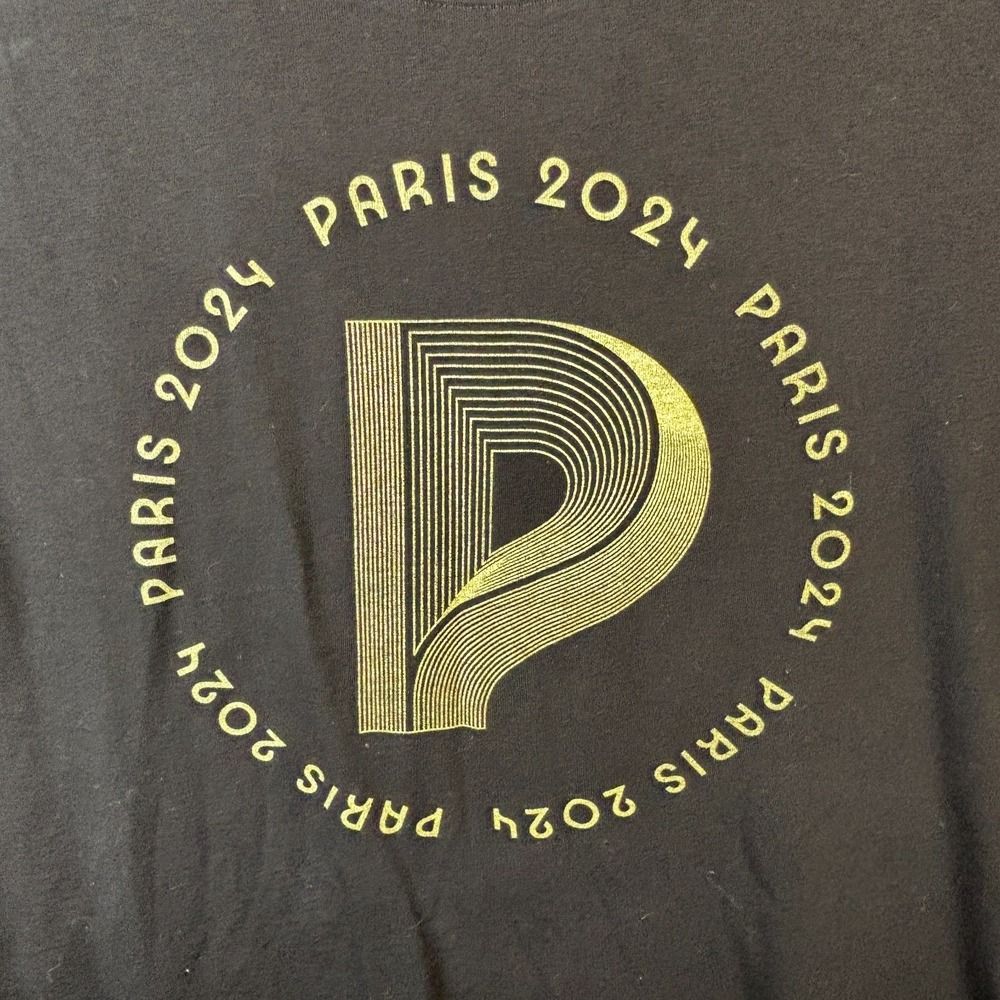 Olympic Games Official Licensed Tee Paris 2024 Shirt Mens XL Black NWOT - Picture 8 of 16
